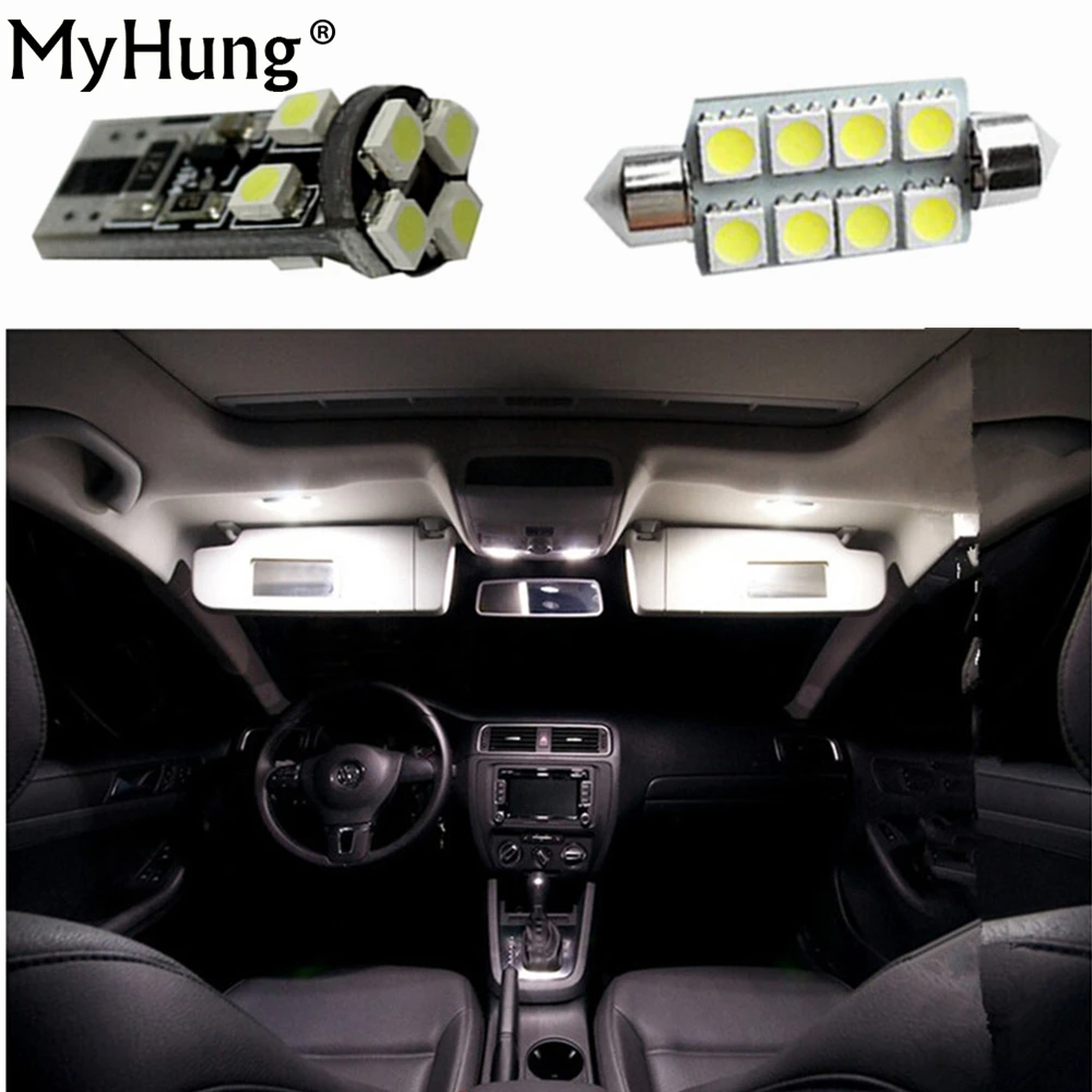 For Volkswagen VW Passat B6 LED Interior Dome Map Light Kit Package