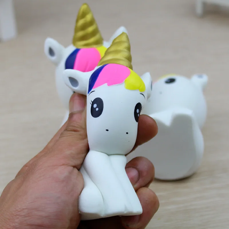 Novelty Anti Stress Kawaii Unicorn Style Board Game Toy Soft Foam Doll For Girls Animal Toy Collectibles For Baby Toys Kids Gift