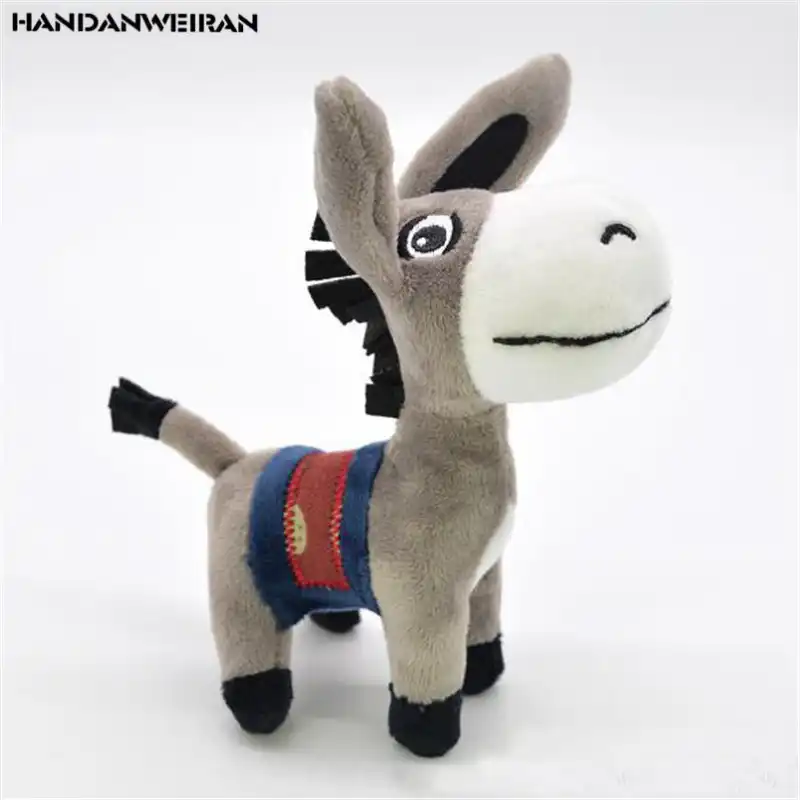 small stuffed donkey