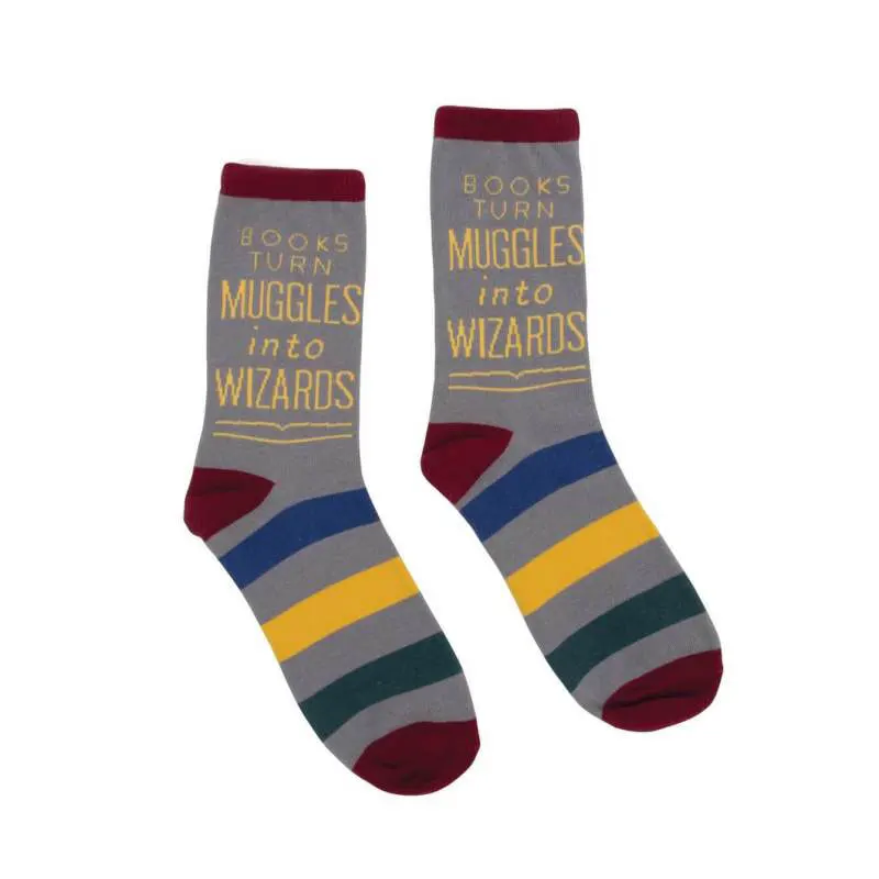 

Books Turn Muggles Into Wizards Socks