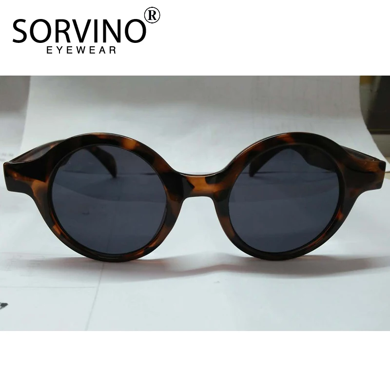 SORVINO ретро маленькие красные круглые солнцезащитные очки, фирменный дизайн, Женские уникальные модные маленькие круглые солнцезащитные очки SVN54