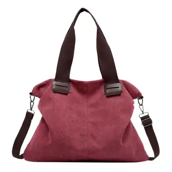 

Retro Canvas Women/Men Zipper Casual Shoulder Bags Teenage Big Capacity Travel Shopping Handbag Tote bag travel bag