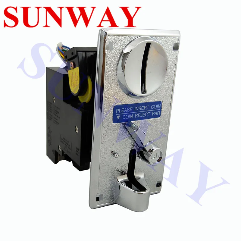 

CL-1006 CPU electronic coin acceptor Comparable Coin Acceptor Signle coin mech/Washing machine Alloy panel token selector