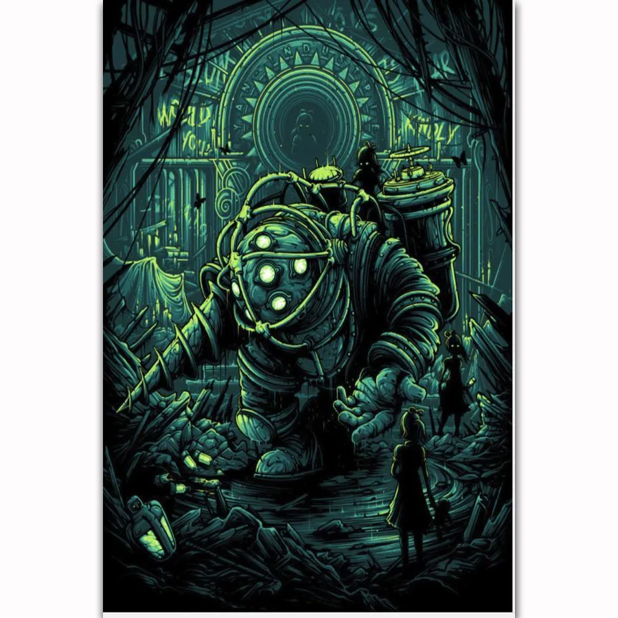 frame inch 12x18 in cm Big FX1353 Sister Bioshock Little Daddy Infinite Video And frame inch 12x18 in cm Big FX1353 Sister Bioshock Little Daddy Infinite Video And