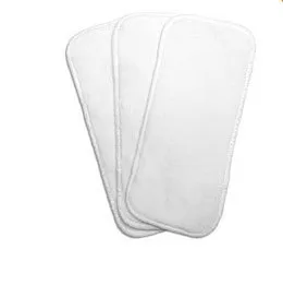 

Freeshipping XL size top quality 20pcs/lot, 3 layers soft touch high absorbency reusable microfiber nappy diaper insert ,39x14cm