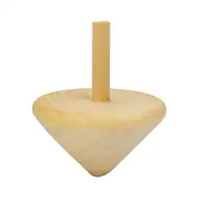 Дерево Цвет вращающихся небольшой Топ детских развивающих игрушек Classic Mini Desktop гироскопа деревянные игрушки изысканный подарок на день рождения