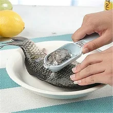 Чистка рыбных чешуек для удаления строгания нож рыбные чешуи щетка бритва рыбка-масштабный самолет скребок для рыбной чешуи пластик для Kitch инструмент