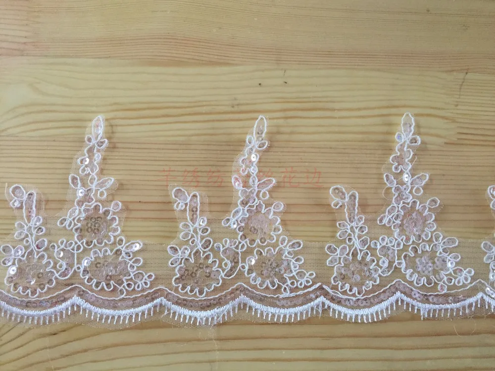 sequin lace trim