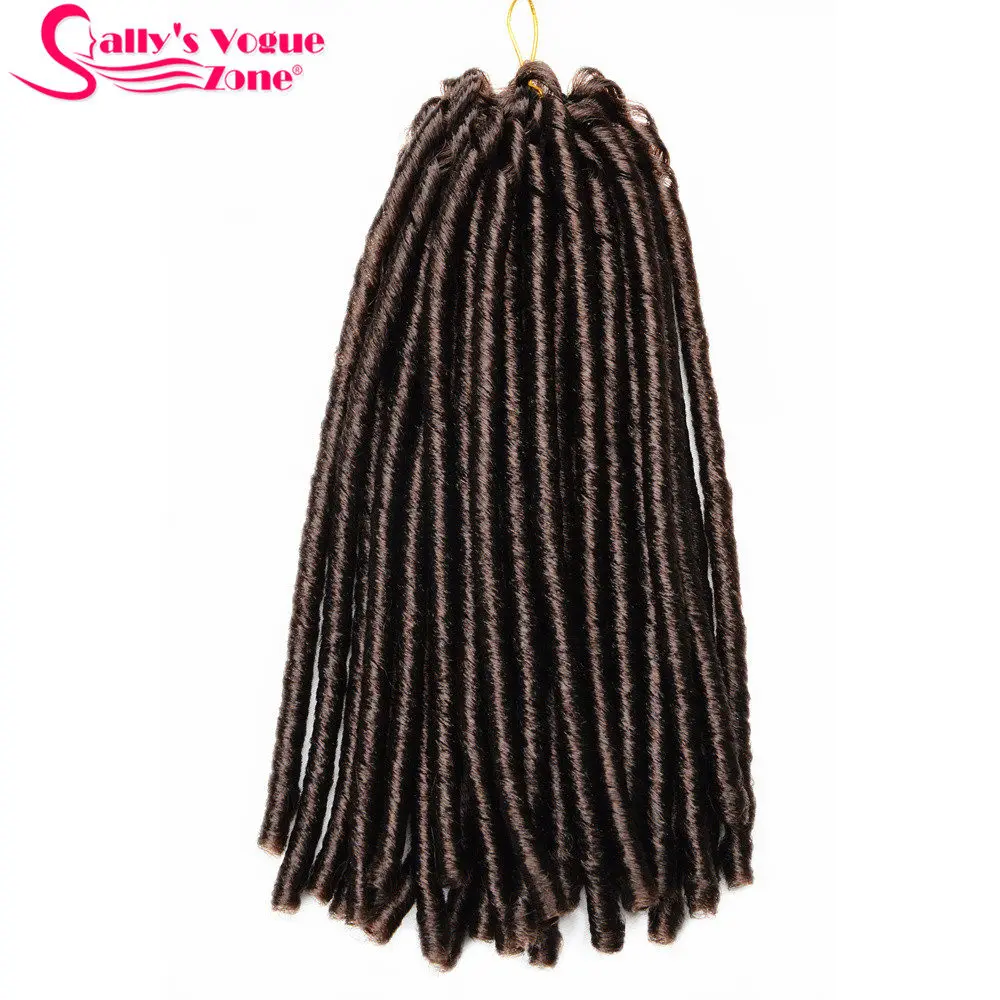 Sallyhair Synthetic 14inch 70g/pack Crochet Braids Piano Color Braiding Hair Extension Afro Hairstyles Soft Faux Locs Thick Full