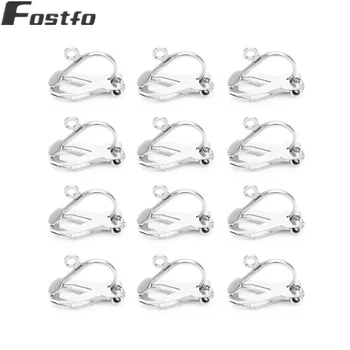 

Fostfo 20pcs/lot 12.7*8.8mm Stainless Steel French Earring Hooks Earing Wires For Women Diy Earring Making Jewelry Accessories