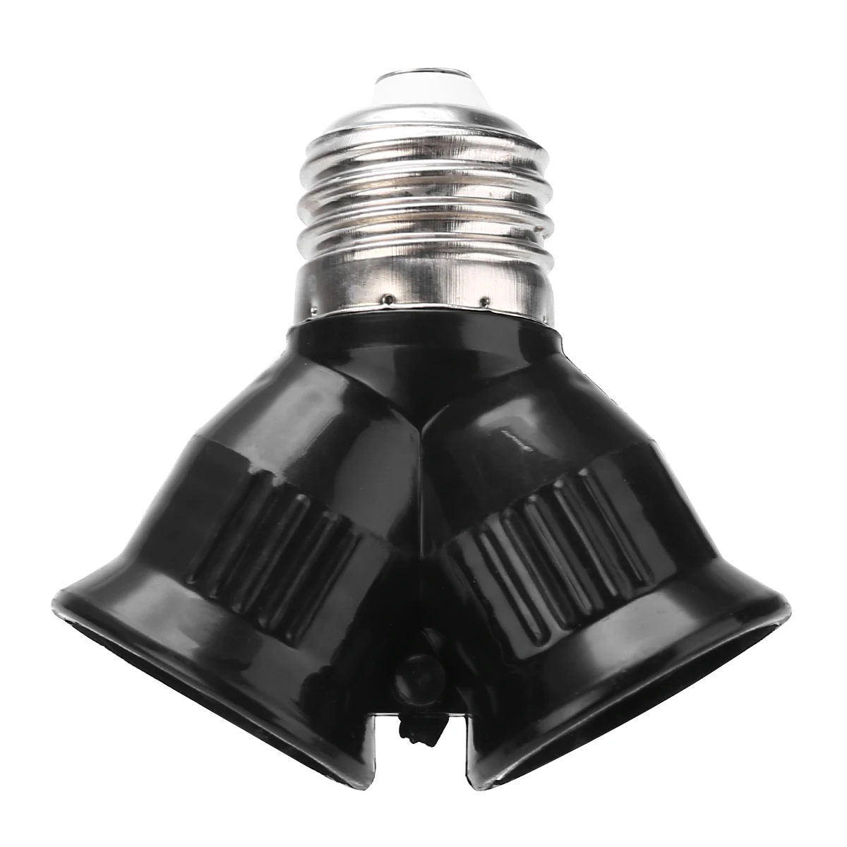 2Heads Converter Bulb Adapter Durable Base to 2 Screw Light Lamp Bulb Socket Splitter Adapter LED Holder Lighting Accessories