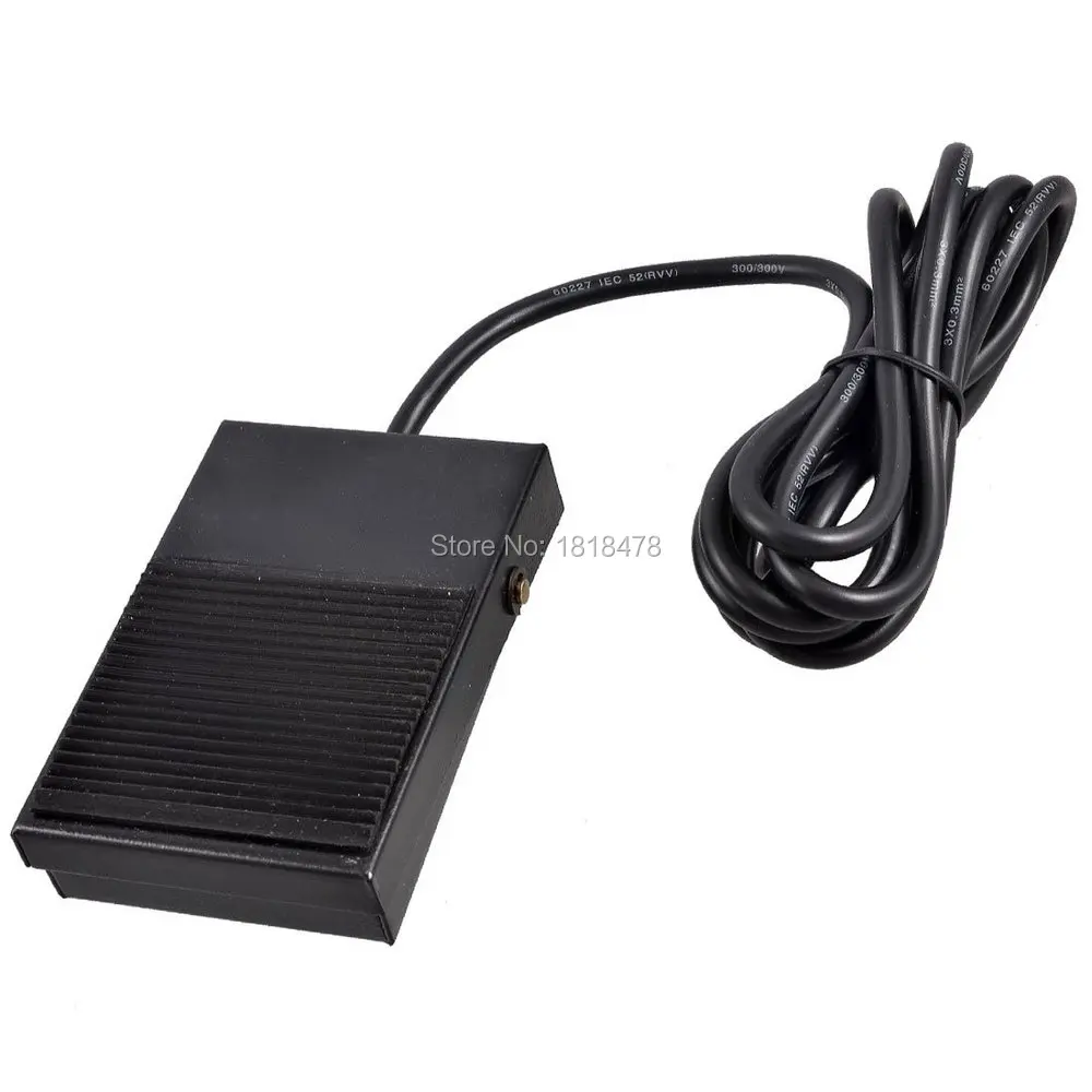 TFS 1 AC250V 10A SPDT NO NC Momentary Electric Power Foot Pedal Switch