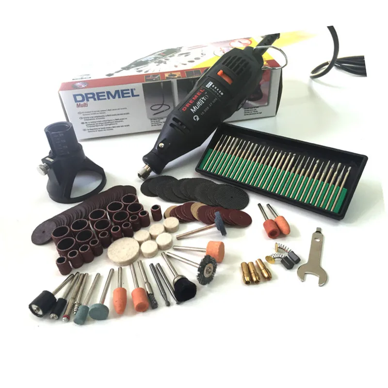 

180W DIY Small Dremel Dental Electric Drill adnd 140pcs Accessories Set Grinder Variable Speed Abrasive Rotary Tool jewelry tool