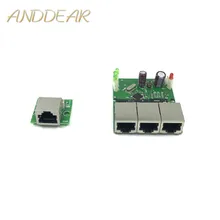 OEM factory direct mini fast 10 / 100mbps 3-port Ethernet network lan hub switch board two-layer pcb 2 rj45 1 * 8pin head port OEM factory direct mini fast 10 / 100mbps 3-port Ethernet network lan hub switch board two-layer pcb 2 rj45 1 * 8pin head port