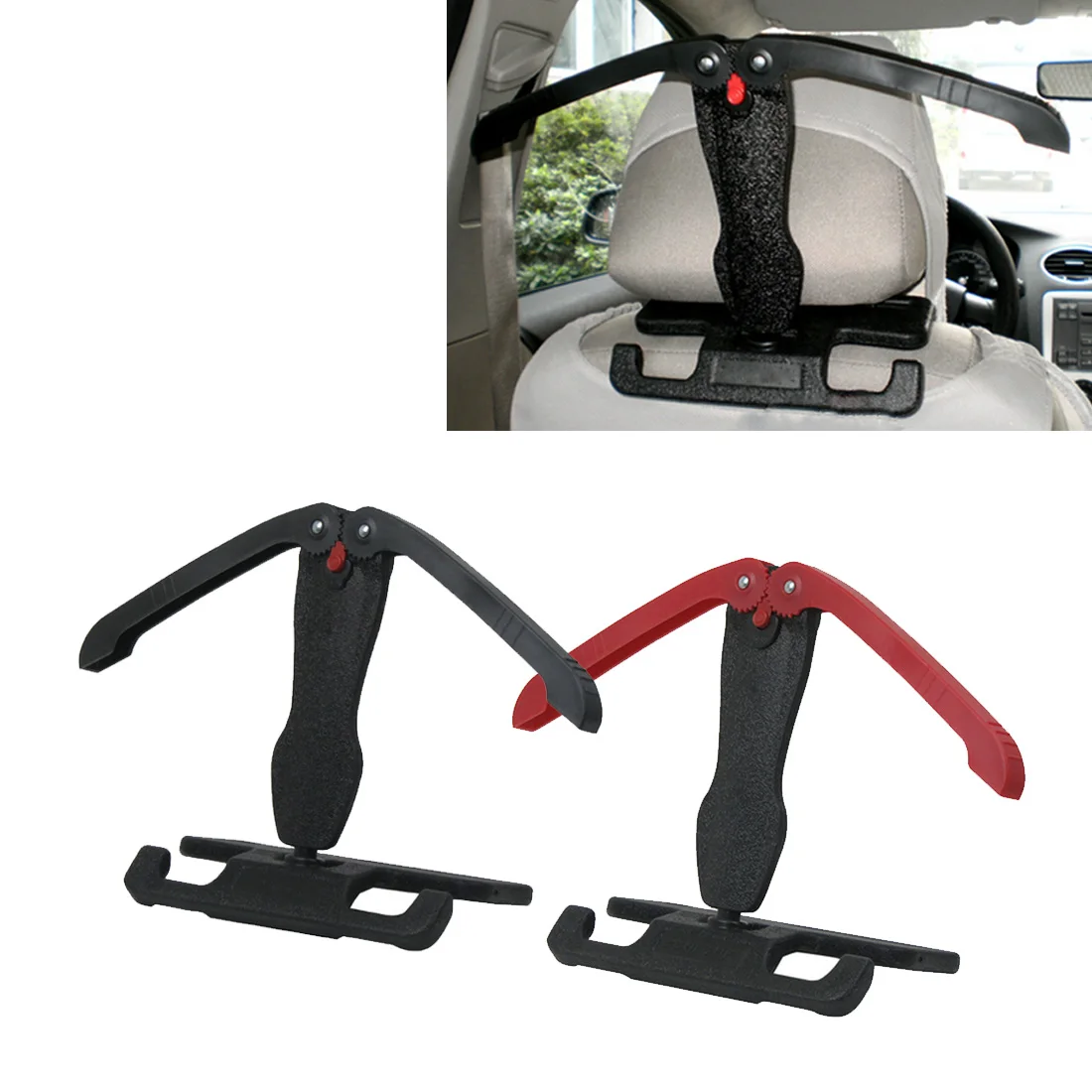 

Dongzhen 1X Car Hanger Clothe Rack Headrest Seat Coat Hangesr Auto Seat Hanger Hooks Suits Shirts Jacket Cloth Racks Car-styling