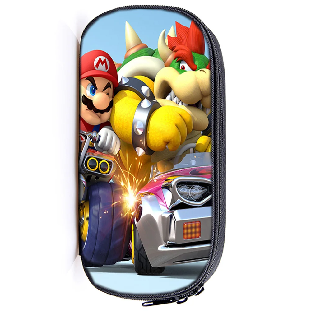 Чехол для карандашей Super Mario, сумка для канцелярских принадлежностей для мальчиков и девочек, повседневные школьные принадлежности, модная новая милая Высококачественная детская подставка для ручек - Цвет: 16