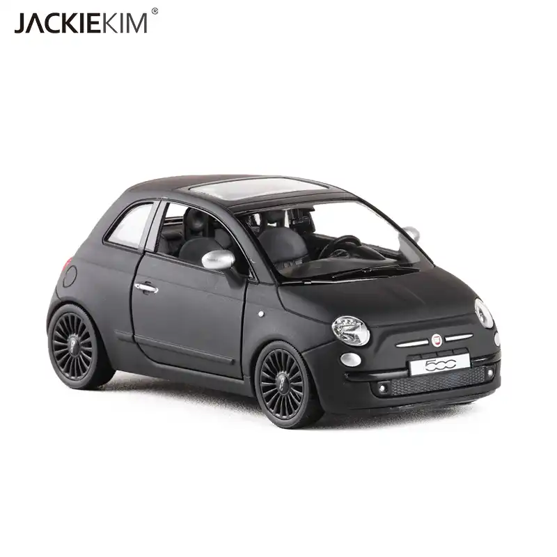 1 36 Scale Italy Fiat 500 Diecast Metal Matte Black With Pull Back Car Model Toy For Gift Kids Gifts Collection Diecasts Toy Vehicles Aliexpress