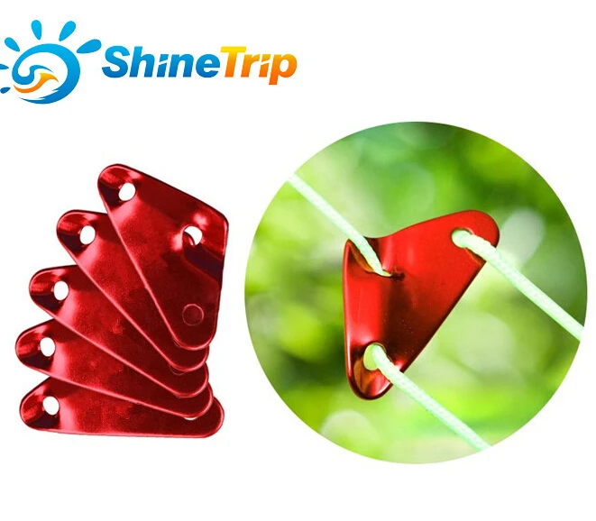 EDCGEAR 4pcs Aluminum Tent Rope Buckle Ourdoor Camping Umbrella Tent