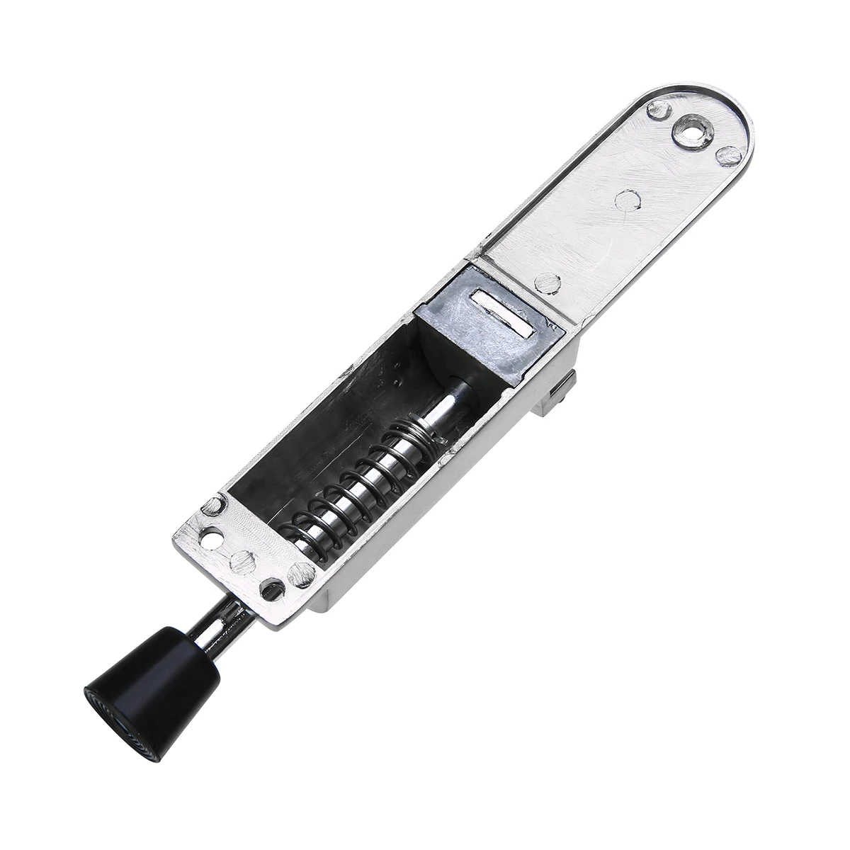 Luxury Stainless Steel Telescopic Door Stopper Silver Spring Loaded Step-On Door Holder Door Stops For Furniture Hardware