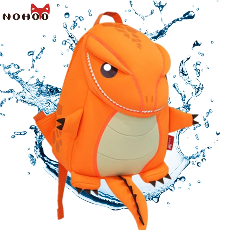 NOHOO Animals School Bag for Girls font b Backpack b font Waterproof Neoprene font b Kids