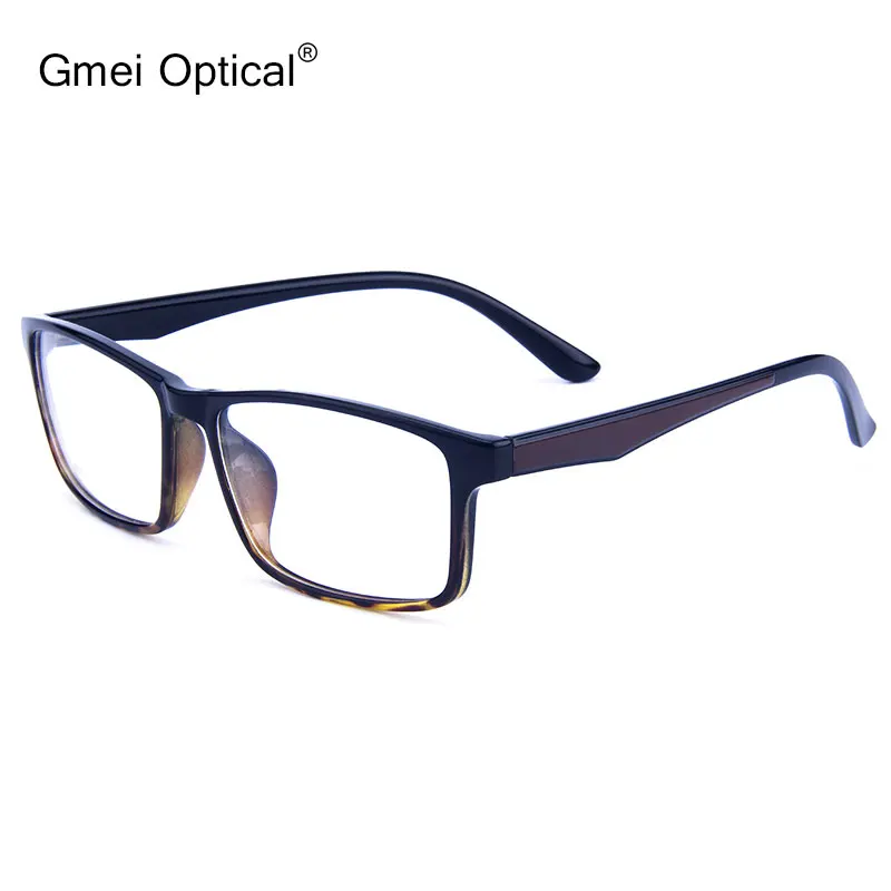 Business Casual Rectangular Superlight TR90 Full Rim Optical Frame Spectacle For Men and Women Prescription Eyeglasses