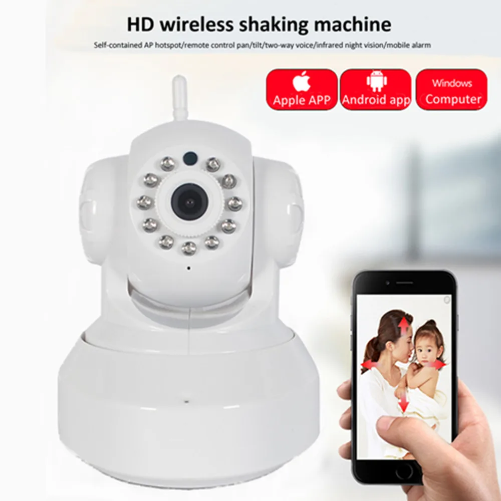 

BAPASCO Y16 Baby Monitor wifi 2 way audio Night Vision Wifi camera with motion detection Security IP Camera Wireless Baby Camera