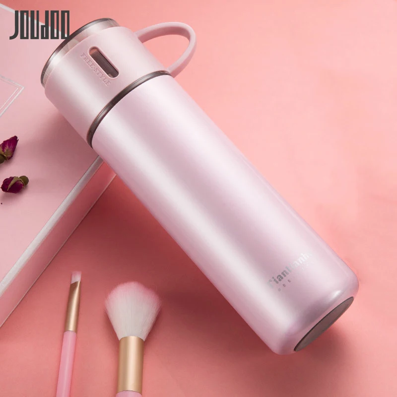 

JOUDOO Portable Water Bottle Thermos 304 Stainless Steel Vacuum Flask For Tea Outdoor Travel Thermo Mug Thermoses Cup 35