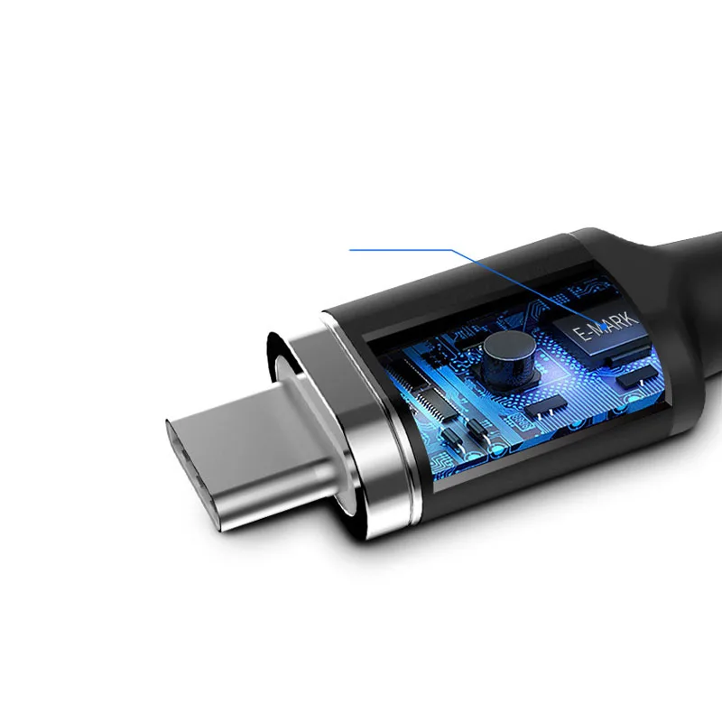 20 v/5a плоский зарядный кабель для ноутбука 87w двунаправленный type-c Магнитный зарядный кабель Линия передачи данных
