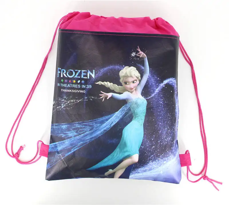 Замороженные вечерние рюкзаки на кулиске из нетканого материала, сумка для девочек, праздничный сувенир на день рождения, 1 шт./упак - Цвет: 5