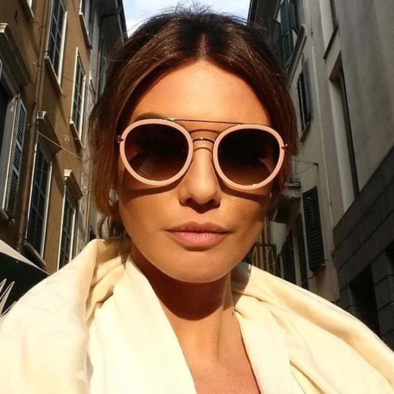 

JackJad 2017 Fashion Metal Arrowed Round Frame Style Sunglasses Vintage Brand Design Sun Glasses Oculos De Sol Feminino 8393