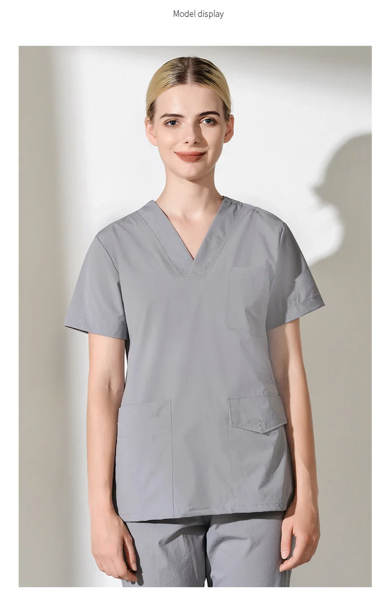Медицинский хирургический костюм, Летний дышащий хлопковый хирургический костюм, униформа для кормления, набор для ухода за кожей, для красоты и здоровья женщин