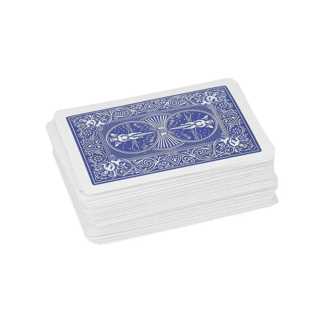 Новые игральные карты покер реквизит стандартные Волшебные трюки колоды карты Обучающие игрушки игральные карты для взрослых детей подарок Волшебные трюки - Цвет: Blue
