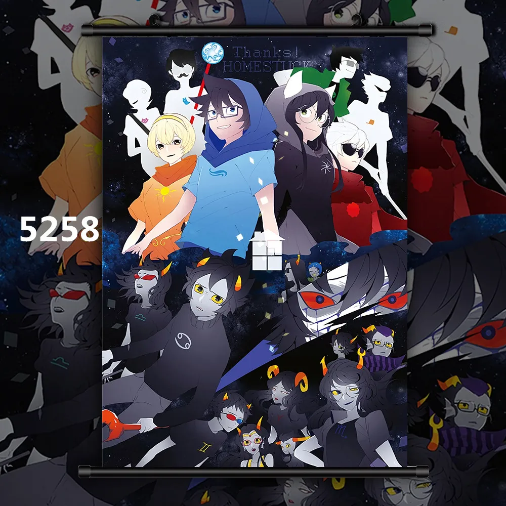 Homestuck HD Print Anime Wall Poster Scroll Room Decor 