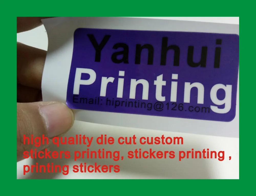 high quality die cut custom stickers printing, stickers printing