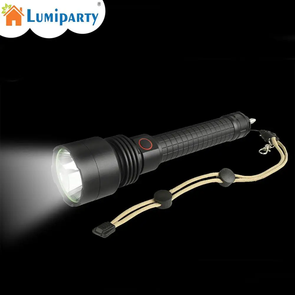 LumiParty Outdoor Portable Strong Light Flashlight LED Aluminum Alloy