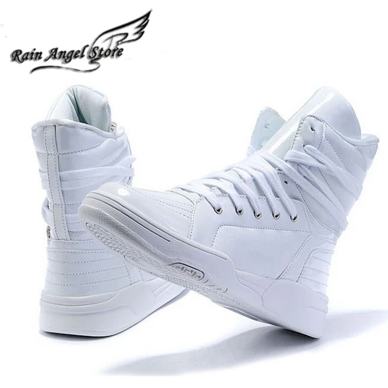 nike high ankle shoes white