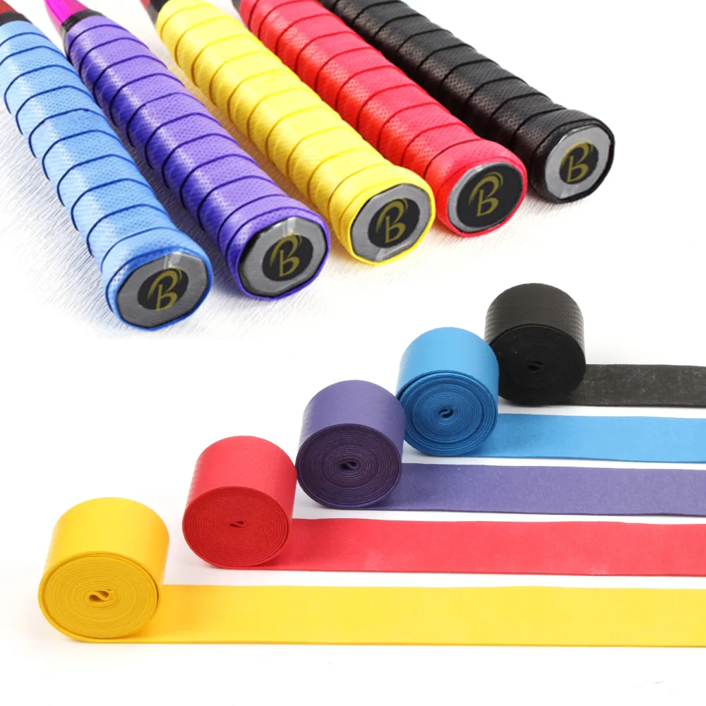 

2pcs Tennis Racket Overgrips Anti-skid Sweat tape Absorbed Wraps Badminton Racquet OverGrip Fishing Skidproof Sweat Band grip