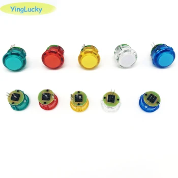 

yinglucky 8pcs Copy sanwa LED button 5V LED Arcade button For SANWA joystick controller Japan sanwa LED button connecting wire