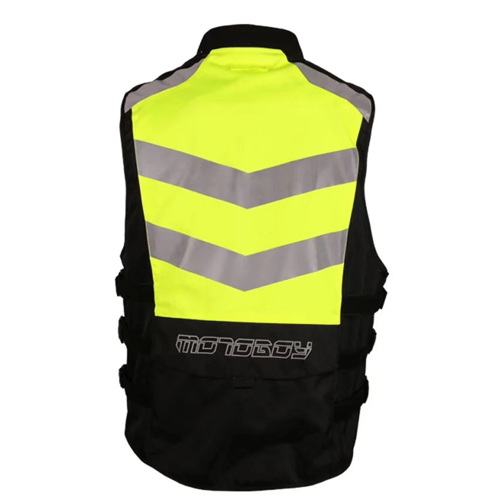 MOTOBOY Motorcycle Safety Security Visibility Reflective Vest Construction Traffic Cycling Outdoor Reflective Safety Travel MOTOBOY Motorcycle Safety Security Visibility Reflective Vest Construction Traffic Cycling Outdoor Reflective Safety Travel