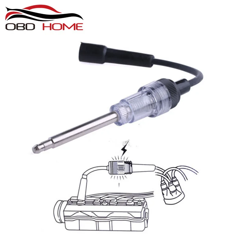 OBD2 автомобильный диагностический инструмент двойное отверстие автомобиля Свеча зажигания тестер зажигания Анализатор диагностический инструмент автомобильный Свеча зажигания детектор - Цвет: SPARK TESTER