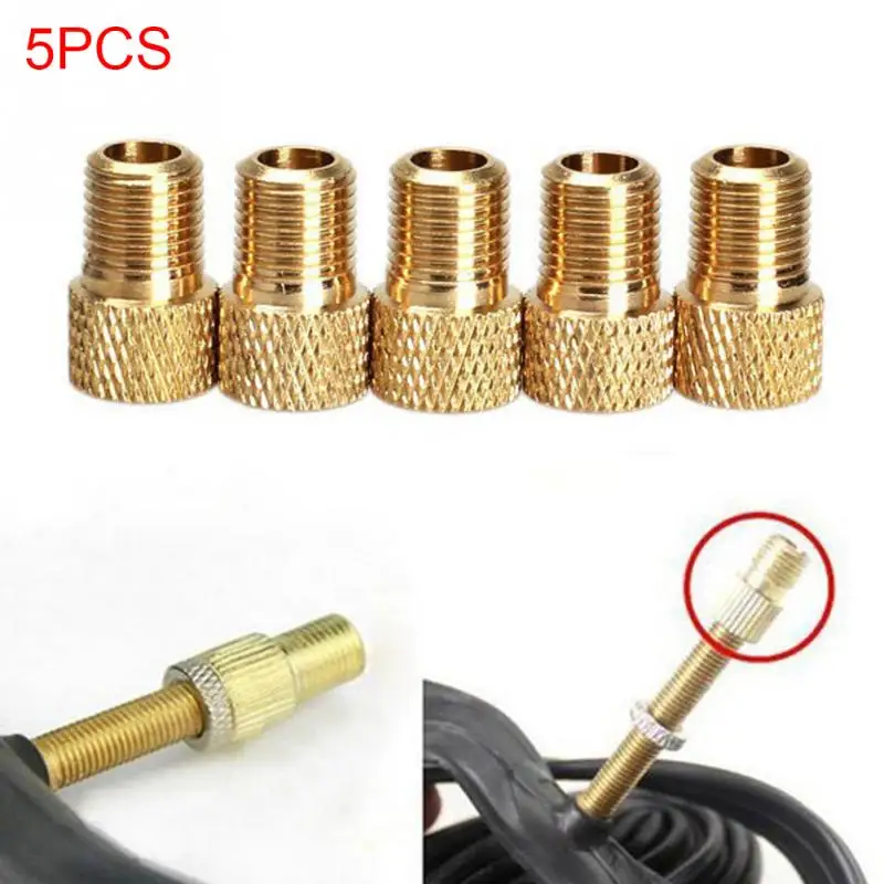 

Bicycle Bike Valve Adaptor 5pcs Pump bike Convert France Type To America Type bicycle Valve Adaptor Tube Pump Tool #0827