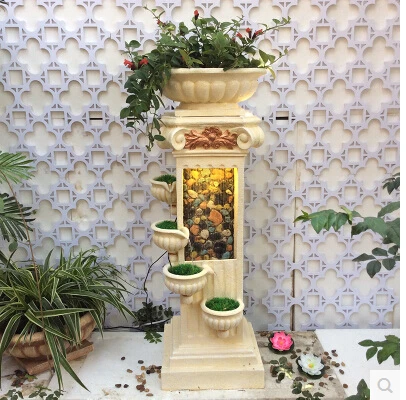 

The fountain of the water. Humidifier.. The adornment of large furnishing articles