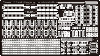 

1/350 WWII US NAVY Ladders and Accommodation Ladders