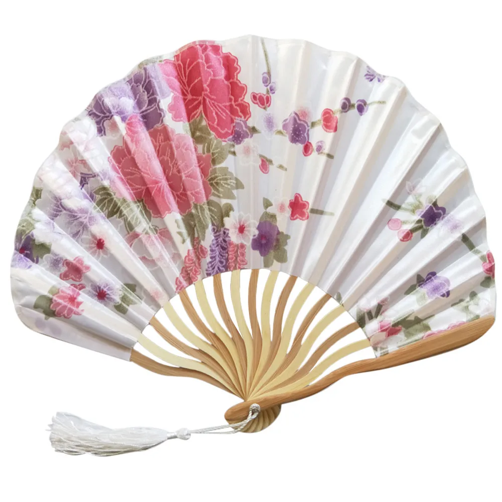 Китайский стиль ручной вентилятор бамбуковая бумага складной веер вечерние свадебные украшения