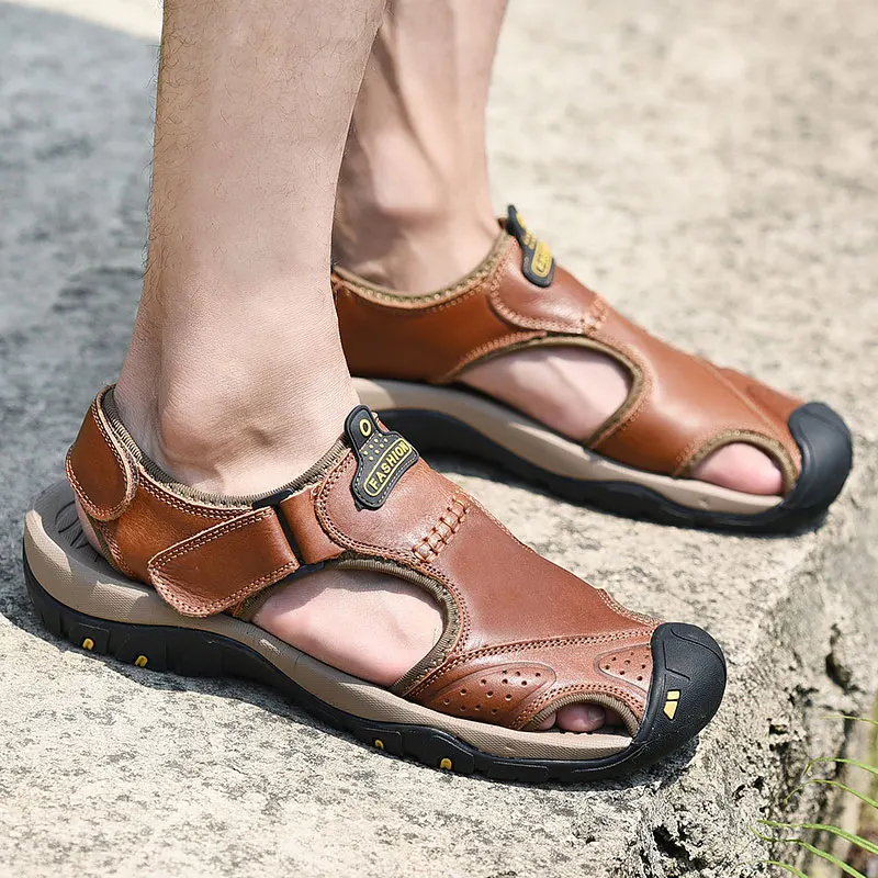 Мужские Мягкие Летние сандалии дышащие легкие пляжные шлепанцы Zapatos большие