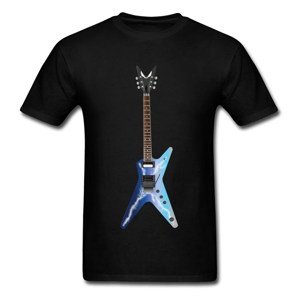 Electric Guitar T shirt Cool Band T Shirt Men 3D Tops Tees No Fade