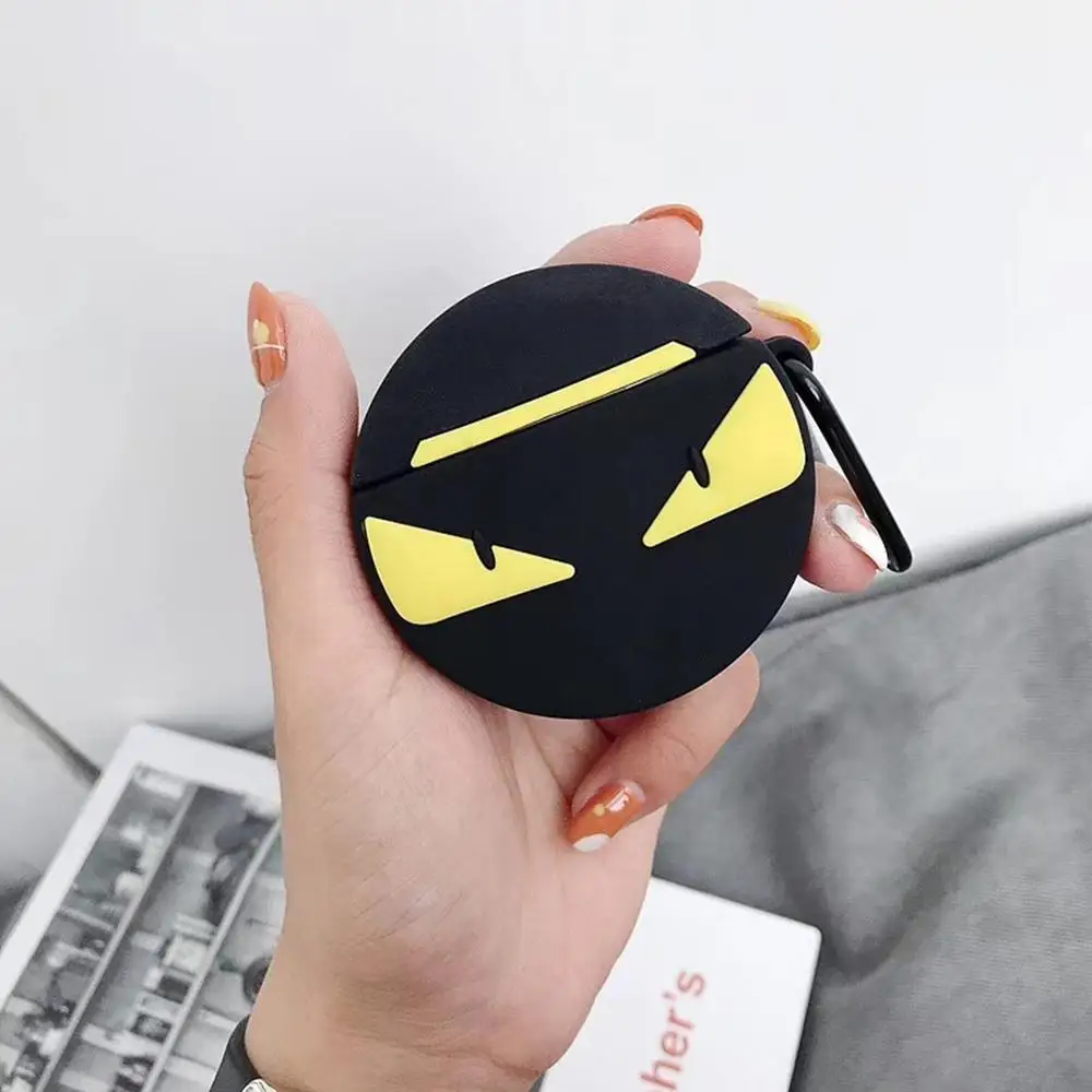 

Luxury italy brand little devil Bluetooth wireless headset set Silicone cover For Airpods Earphone Protective Shockproof cases