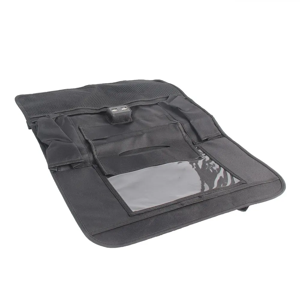 

Back Car Seat Organizer Mat Car Rear Storage Pockets Kick Protector 1 PC WW-01