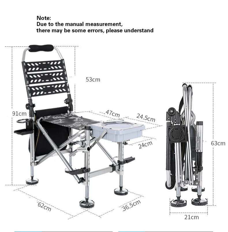 Уличное кресло рыболовное кресло Kamp Sandalyesi складные туристические стулья с рюкзаком Sila Plegable рыболовный инструмент Рыбное оборудование