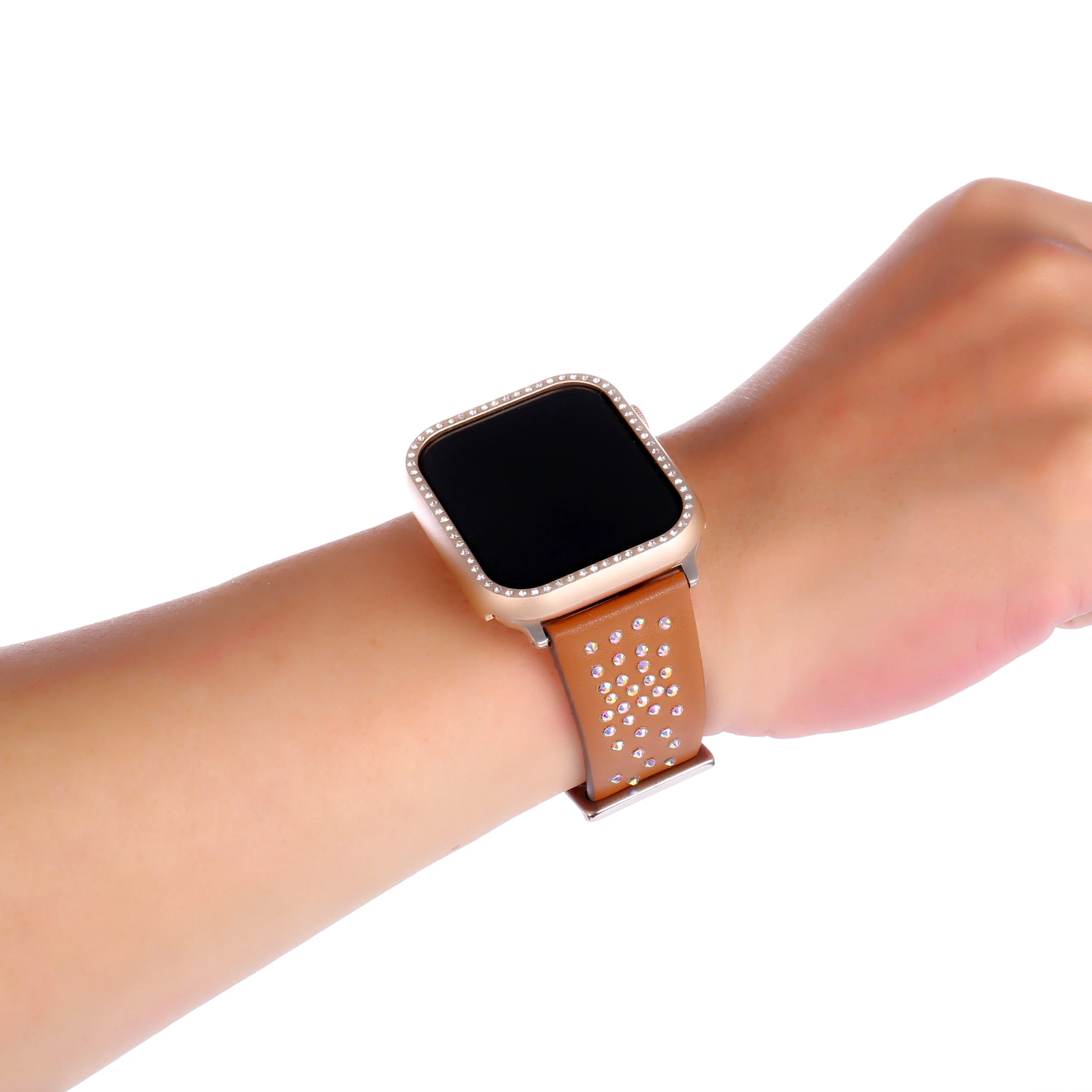 Кожаный браслет для Apple Watch Band 42 мм 38 мм/44 мм 40 мм серия 5 4 3 2 для ремешок для часов аpple iWatch
